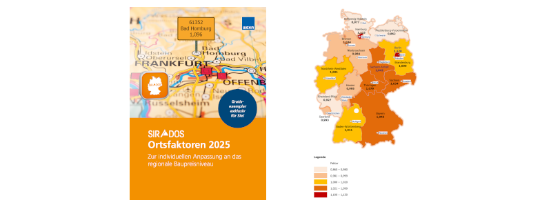 Broschüre der SIRADOS Ortsfaktoren